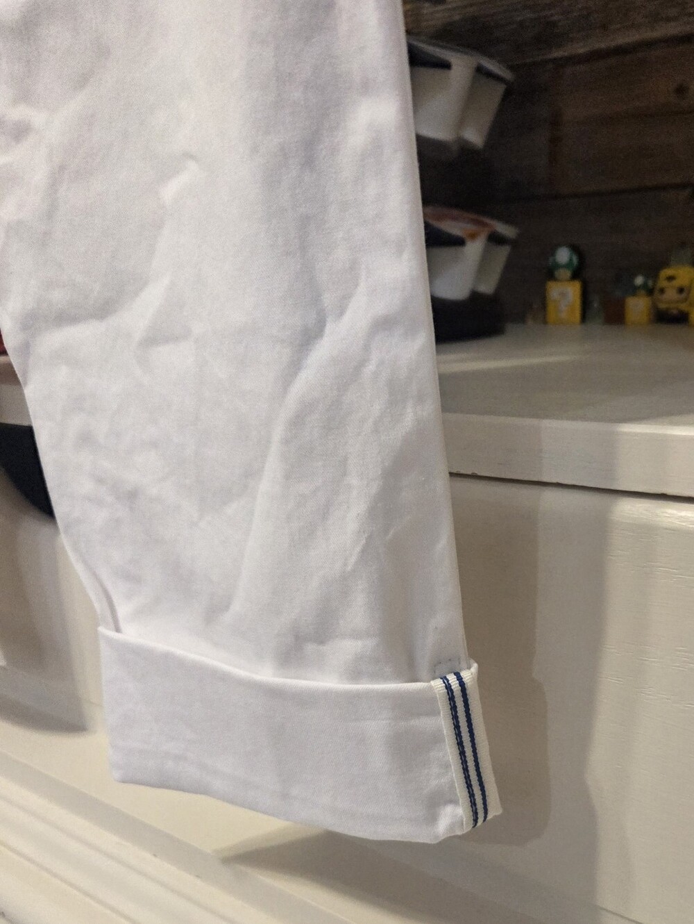 Sundry By Anthropologie Cropped Chino Pants- In White - Picture 7 of 8